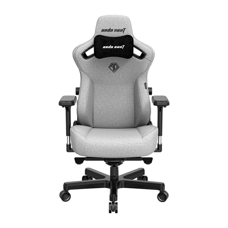 アンダシート Andaseat ゲーミングチェア KAISER3 Ash アッシュ ファブリック ランバーサポート ヘッドレスト アームレスト ひじ掛け 格納テーブル