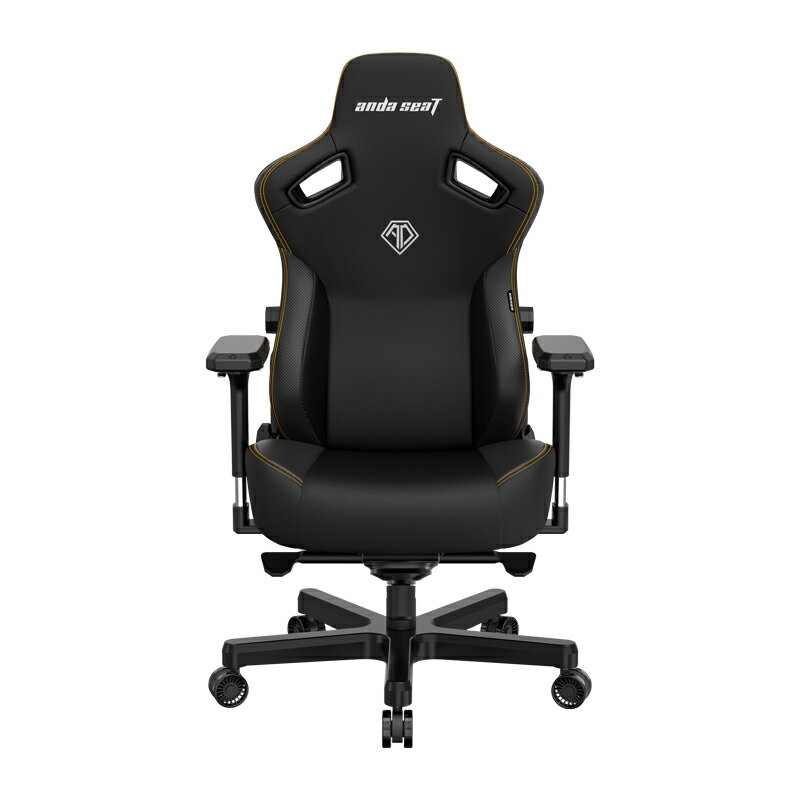  アンダシート Andaseat KAISER3 Elegant Black ゲーミングチェア ゲーミングチェア ファブリック ランバーサポート ヘッドレスト アームレスト ひじ掛け