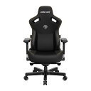 アンダシート Andaseat KAISER3 Elegant Black ゲーミングチェア ゲーミングチェア ファブリック ランバーサポート ヘッドレスト アームレスト ひじ掛け