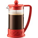  BODUM ボダム ブラジルフレンチプレスコーヒーメーカー1L レッド 10938-294J