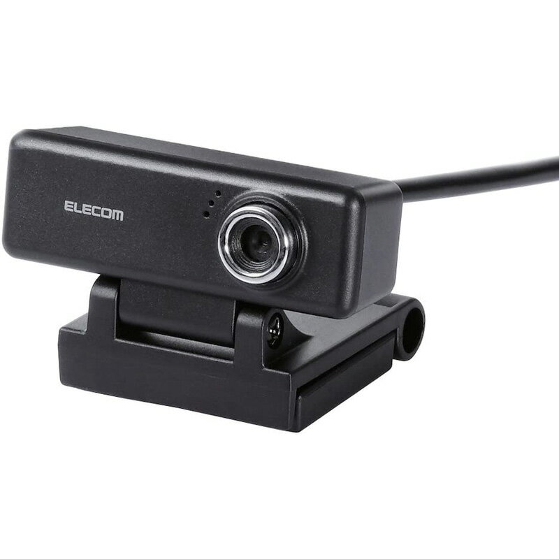 Rakuten - エレコム ELECOM 高画質HD対応 200万画素 Webカメラ HD 720p 30FPS マイク内蔵 UCAM-C520FBBK