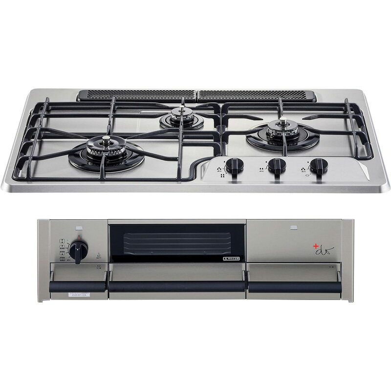 【12/5限定最大2000円OFFクーポン発行＆エントリーでP4倍！更に全商品ポイント3倍！】 ノーリツ NORITZ プラス・ドゥ ビルトインガスコンロ 都市ガス ステンレストップ N3WS9KJTKSTED-13A