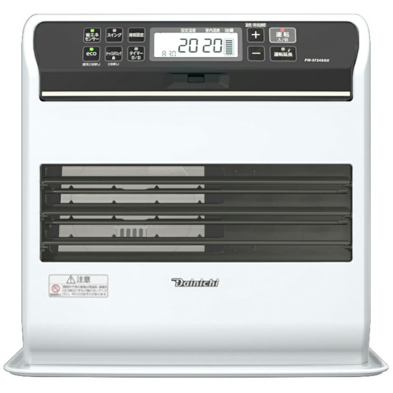 ダイニチ DAINICHI 家庭用石油ファンヒーター プレミアムマットホワイト 15畳 9.0L FW-5724SGX (W)