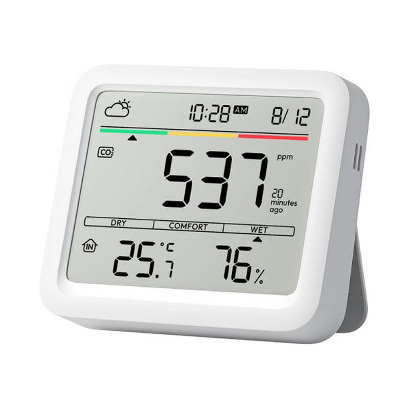 SwitchBot スイッチボット CO2センサー 温湿度計 快適指数 換気アラーム W4900010