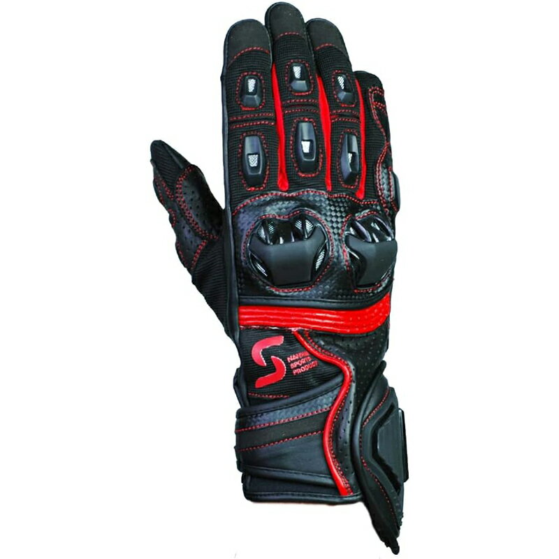 【9/10限定最大2000円OFFクーポン発行＆エントリーでP4倍！更に全商品ポイント3倍！】 ナンカイ NANKAI バイク用 エアテイクグローブ レッド サイズ:LL SDG-7060-RD-LL