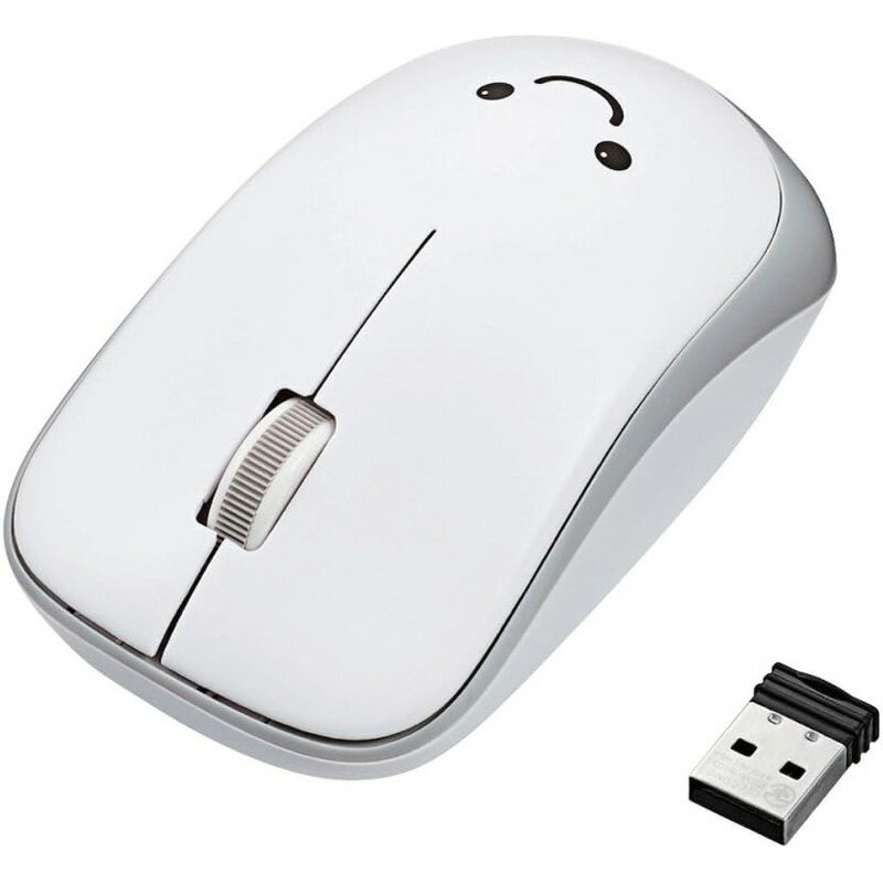【6/20限定最大2000円OFFクーポン発行＆エントリーでP4倍！更に全商品ポイント3倍！】 エレコム ELECOM 無線IRマウス 3ボタン M-IR07DRWH ワイヤレスIR LEDマウス ホワイト