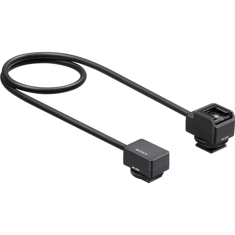 SONY ソニー VMC-SA1 カメラ用シューオーディオ延長ケーブル 600mm延長ケーブル ブラック 撮影機材拡張用