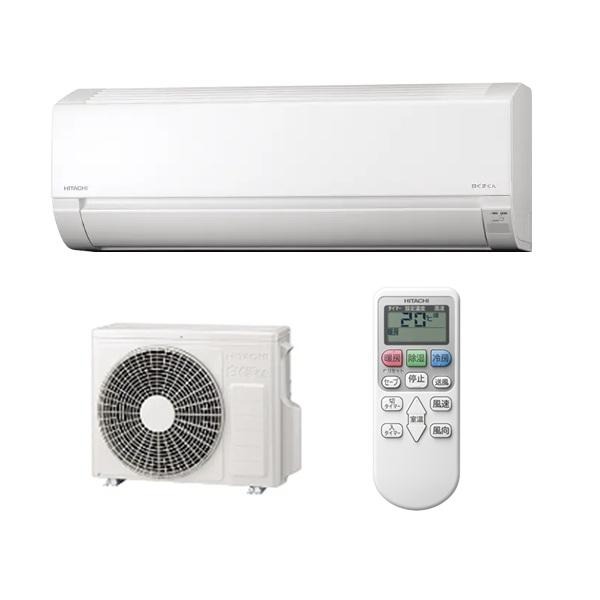 【8/5限定最大3000円OFFクーポン発行＆エントリーでP4倍！更に全商品ポイント3倍！】 日立 白くまくん エアコン AJシリーズ RAS-AJ2226S-W 6畳 2.2kW 100V ルームエアコン コンパクトモデル 冷暖房 HITACHI