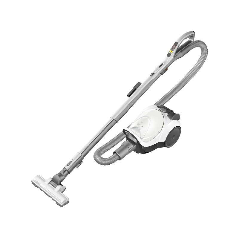 【5/15限定最大3000円OFFクーポン発行＆エントリーでP4倍！更に全商品ポイント3倍！】 三菱電機 掃除機 TC-FJ2F-W Be-K 紙パック式 キャニスター 軽量コンパクト シャイニーホワイト