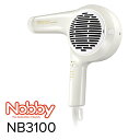 Nobby NB3100 マイナスイオン ヘアー ドライヤー ホワイト