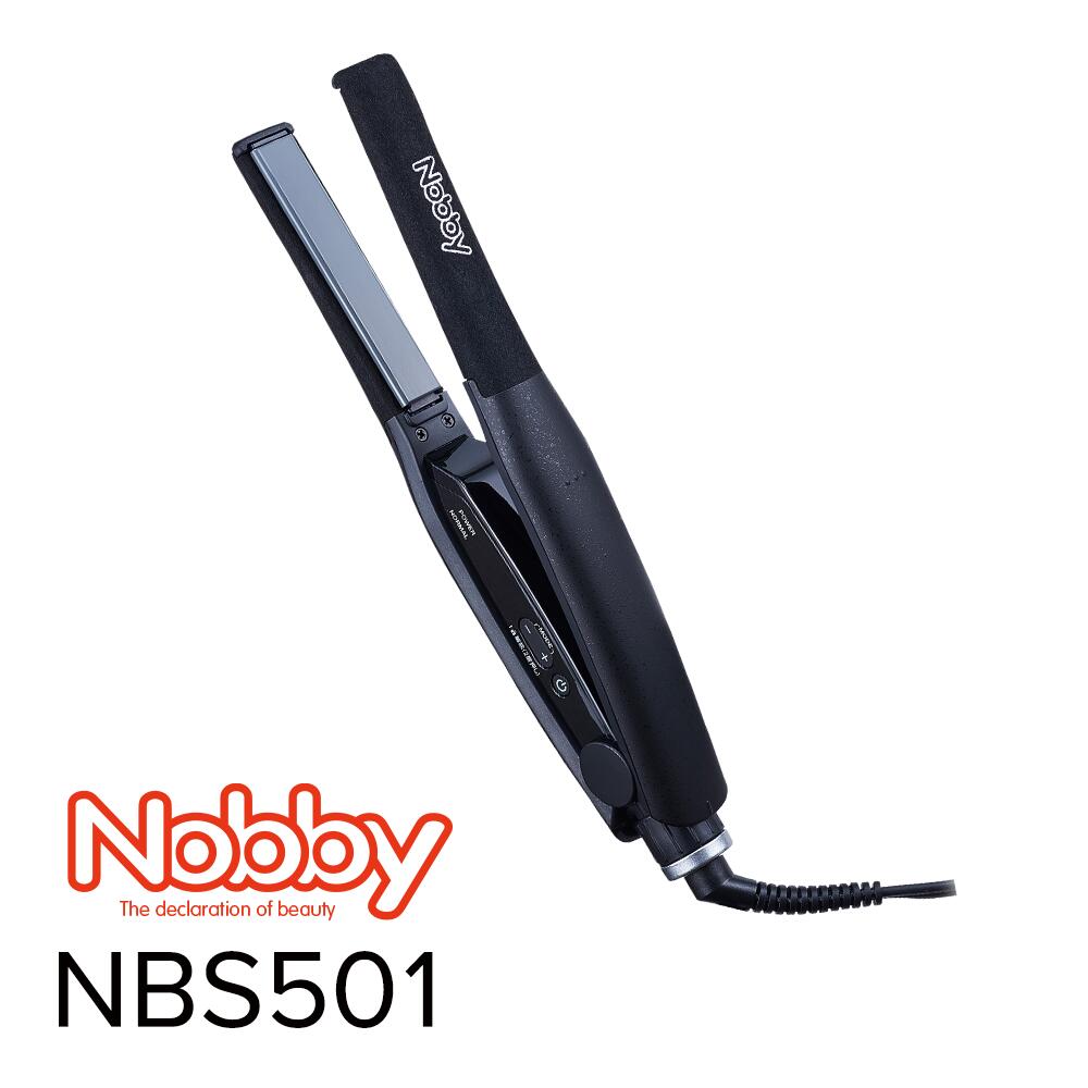 NOBBY テスコム 美容室 理美容専売品 ストレートアイロン【新商品!!】【4日~10日P5倍】【送料無料】 Nobby ヘアー アイロン NBS501 4975302495013【テスコム ノビー ノビィ ストレート ヘアアイロン プロ用 業務用 プロ仕様 NBS500 リニューアル】
