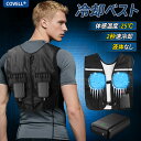 【2025夏最新作!冷却ベスト】COVELL ペルチェベスト 冷却ベスト 空調作業服 10000mAh 大容量バッテリー付き 瞬間強力冷却 半導体冷却 瞬間体感-22℃ 2つ冷却プレート 超静音 肌寒い サイズ調節可 長時間稼働 USB給電 簡単取り付け 男女兼用 屋外/屋内 外仕事 熱中症対策