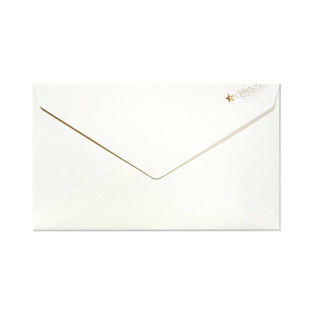 封筒 流れ星 110x 185mm 4枚入[503-15]| G.C.PRESS（ジーシープレス）| 文房具 封...