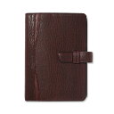 趣味の文具箱 システム手帳 STYLE vol.9 掲載商品。自然の風合いを最大限に引き出して加工した革の一級品です。