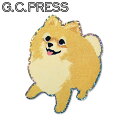 耐水耐光仕様ステッカー ポメラニアン (100×70mm 1枚入)522-15【ジーシープレス 公式】G.C.PRESS | 文房具 犬 ドック 動物 どうぶつ...