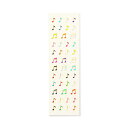 シール 金縁 音符 (1シート44ピース) 120-30【ジーシープレス 公式】[ G.C.PRESS 文房具 封シール デコレーションシール キラキラ ギフト...