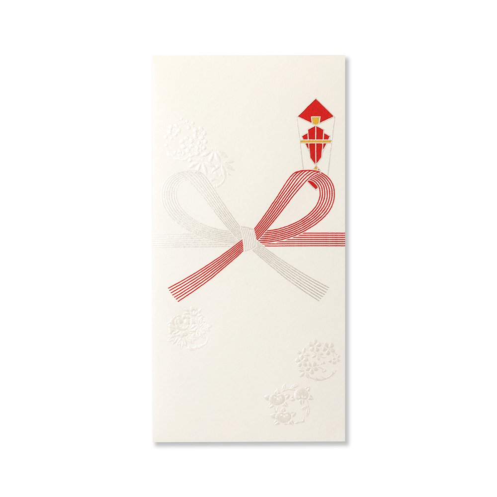 金封 多目的 花丸文 シルク 花結び 175x88mm 3組入| G.C.PRESS(ジーシープレス)| 文房具 のし袋 お祝い 中紙付 のし袋 多目的 シンプル