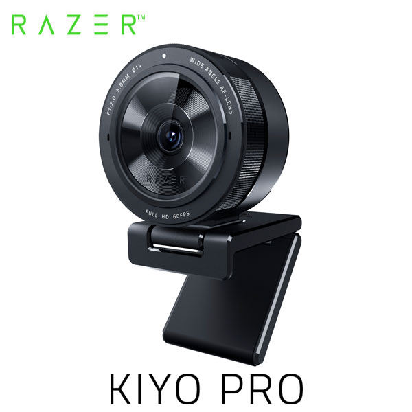 Razer公式 Razer Kiyo Pro 2.1メガピクセル 1080p 60FPS 高性能アダプティブライトセンサー搭載 webカメラ # RZ19-03640100-R3M1 レーザー (PCカメラ)