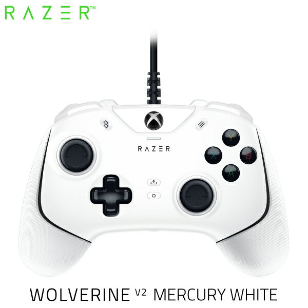 Razer公式 Razer Wolverine V2 Xbox Series X / S / One / PC (Windows 10) 対応 有線 ゲームパッド Mercury White #…