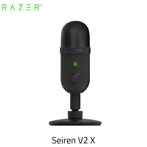 Razer公式 Razer Seiren V2 X スーパーカーディオイド集音 配信向け USB 25mm コンデンサーマイク # RZ19-04050100-R3M1 レーザー (マイクロホン USB)