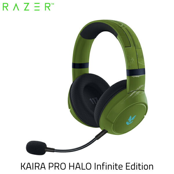 Razer公式 Razer Kaira Pro for Xbox HALO Infinite Edition Xbox Wireless / Bluetooth 5.0 ワイヤレス 両対応 ゲーミングヘッドセット # RZ04-03470200-R3M1 レーザー (ヘッドセット イヤホンマイク・Bluetooth)