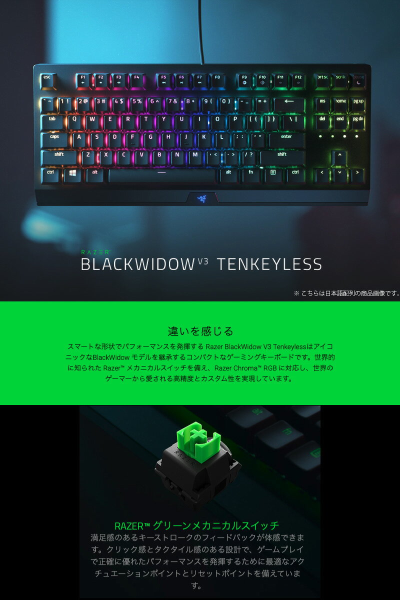 BlackWidow V3 Tenkeyless サムネイル2