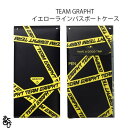 GRAPHT公式 ASOBI GRAPHT イエローラインパスポートケース # GGL179 アソビ グラフト