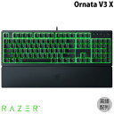 Razer公式 Razer Ornata V3 X US 英語配列 有線 RGBライティング メカ・メンブレン ゲーミングキーボード # RZ03-04470100-R3M1 レーザー (キーボード)