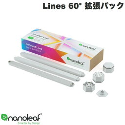 Nanoleaf Lines 60° 拡張パック 3本入り # NL59-E-0001LW-3PK ナノリーフ (スマート家電・アクセサリ)
