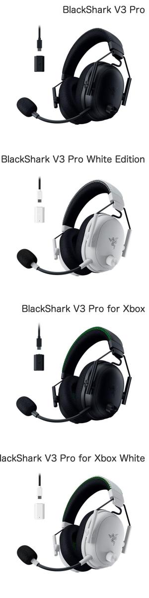 【Razer公式】 Razer BlackShark V3 Pro Bluetooth / 2.4GHz ワイヤレス 両対応 eスポーツ向け ゲーミングヘッドセット レーザー (ヘッドセット RFワイヤレス)