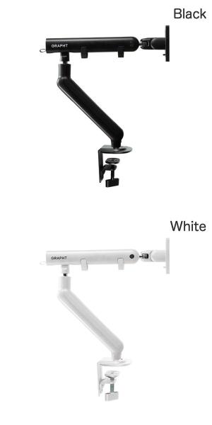 GRAPHT公式 Team GRAPHT Monitor Arm - Aero M9TQ 〜34インチ 高耐久アーム チームグラフト (ディスプレイ・モニターアームスタンド) [2]
