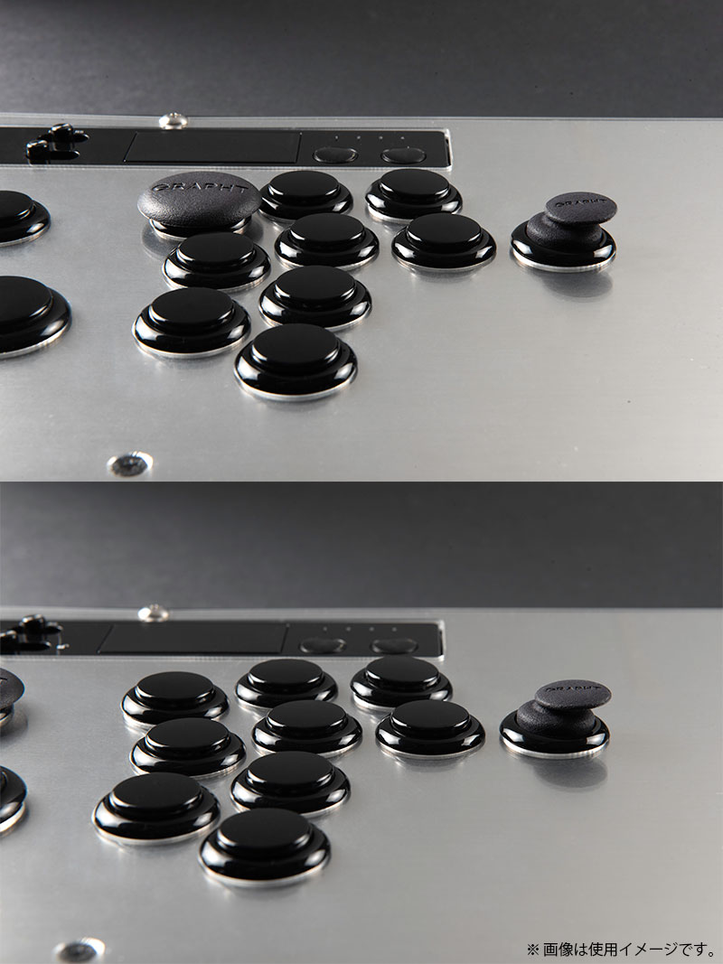 Team GRAPHT クイックアクションボタンキャップ24 TYPE B # TGR037-24-02 チームグラフト (ゲームパッド)