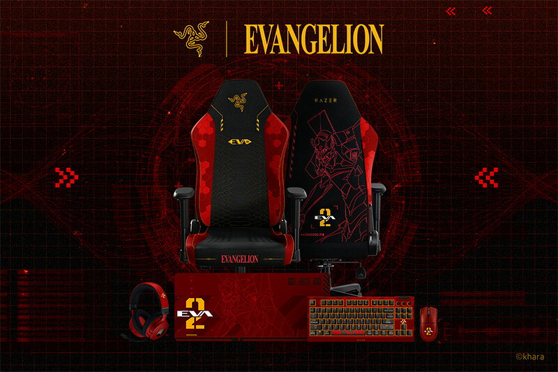 【Razer公式】 Razer Kraken V4 EVANGELION (EVA-02) Edition THX Spatial Audio 7.1ch サラウンド対応 Bluetooth 5.3 / 2.4GHz ワイヤレス 両対応 『エヴァンゲリオン』コラボ ワイヤレスゲーミングヘッドセット レーザー エヴァ 2号機 弍号機 アスカ・ラングレー 2