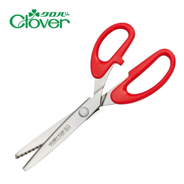 ピンキングはさみ ホビー ギザ刃5mm 22cm 36-631 クロバー Clover 手芸 裁縫 ハンドメイド 鋏 はさみ ハサミ