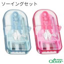 ソーイングセット SS-201 ブルー ピンク Clover クロバー クローバー 38-121 38-122 スケルトンケース入り 裁縫道具 ソーイングセット 持ち運び コンパクト