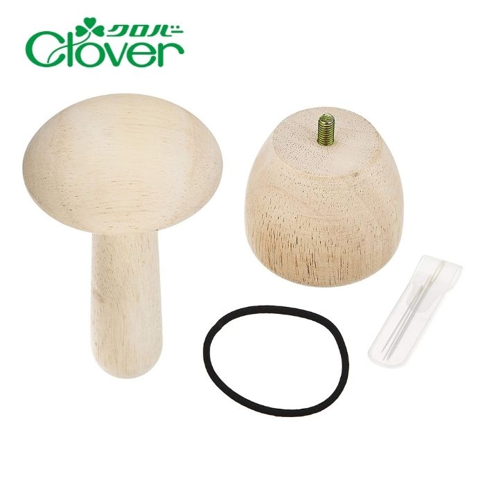 ダーニングマッシュルーム 付け替え式 57-910 クロバー Clover 手芸 裁縫 ハンドメイド 手芸針 修繕 きのこ型 穴あき すりきれのサムネイル