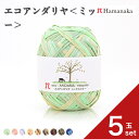 【5玉セット】 ハマナカ エコアンダリヤ<ミックスカラー>