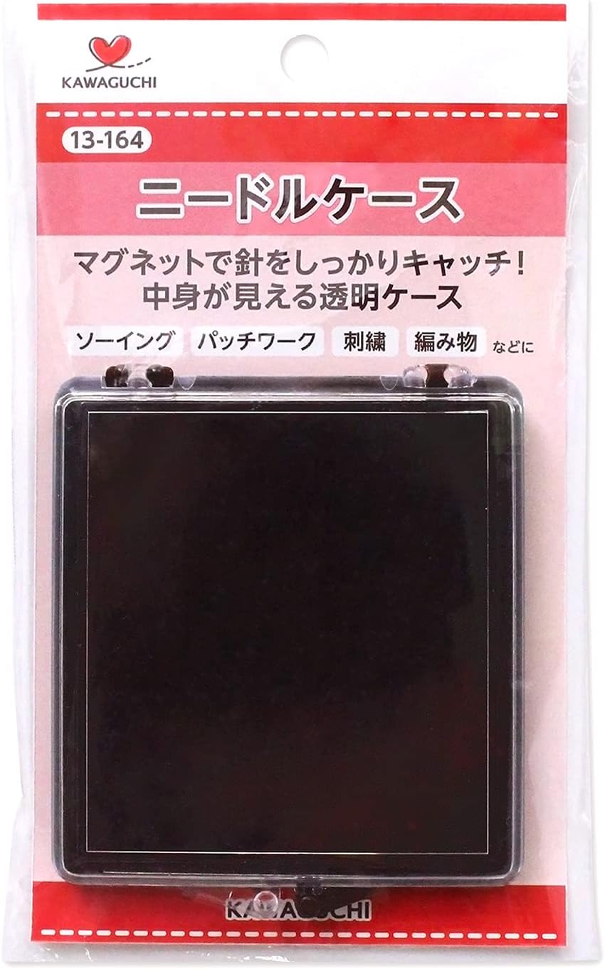 ニードルケース KAWAGUCHI 13-164 マグネット 針 ピンクッション 針山 ニードル ケース 保管 収納 ソーイング パッチワーク 刺しゅう 編み物 ハンドメイド 手芸