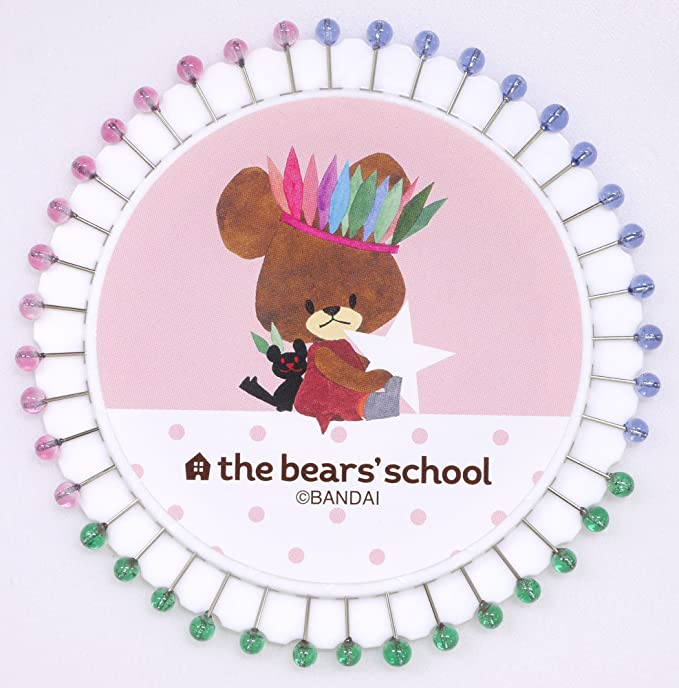 洋裁ピン 1706 ミササ くまのがっこう 裁縫道具 ソーイングセット 小学校 学校教材 ハンドメイド 手芸 ..