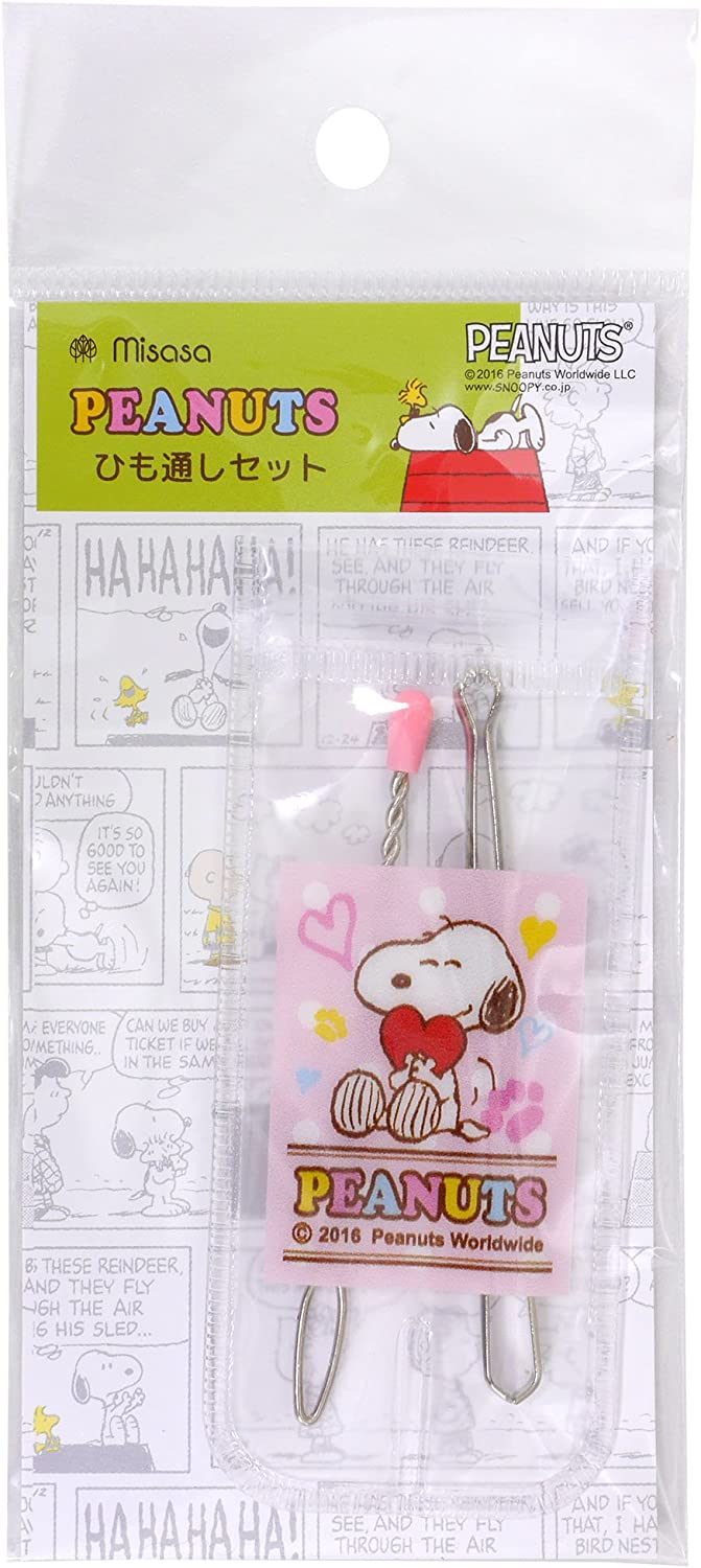 スヌーピー ひも通しセット ミササ 8588 裁縫道具 ソーイングセット 小学校 学校教材 手芸 洋裁 紐通し ゴム 通し ヒモ ひも とおし ひも通し 用品 ハンドメイド 手芸 手作りのサムネイル