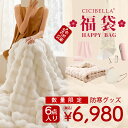 6点入り 防寒グッズ 2025福袋 CICIBELLA 厳選商品6点 ふわふわ毛布 セミダブル 両面ボア ポケット UVカット日傘 充電式カイロ HANAMI 3Dマスク 大容量22枚*2 タオル ヘアドライタオル あったかグッズ 寒さ対策【返品交換不可】