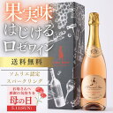 【限定クーポン付き・ 正規品】 ギフトに最適な黄金のピンクスパークリング ロゼワイン ギフトボックス 熨斗 お祝い お酒 誕生日 プレゼント 内祝い お返し 結...