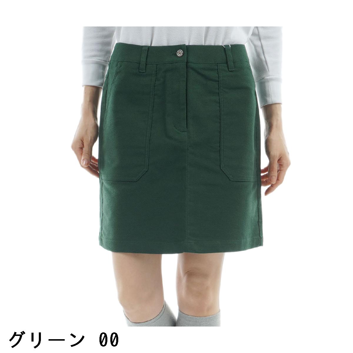 マンシングウェア　Munsingwear　バーズアイ ストレッチスエードスカート　レディス