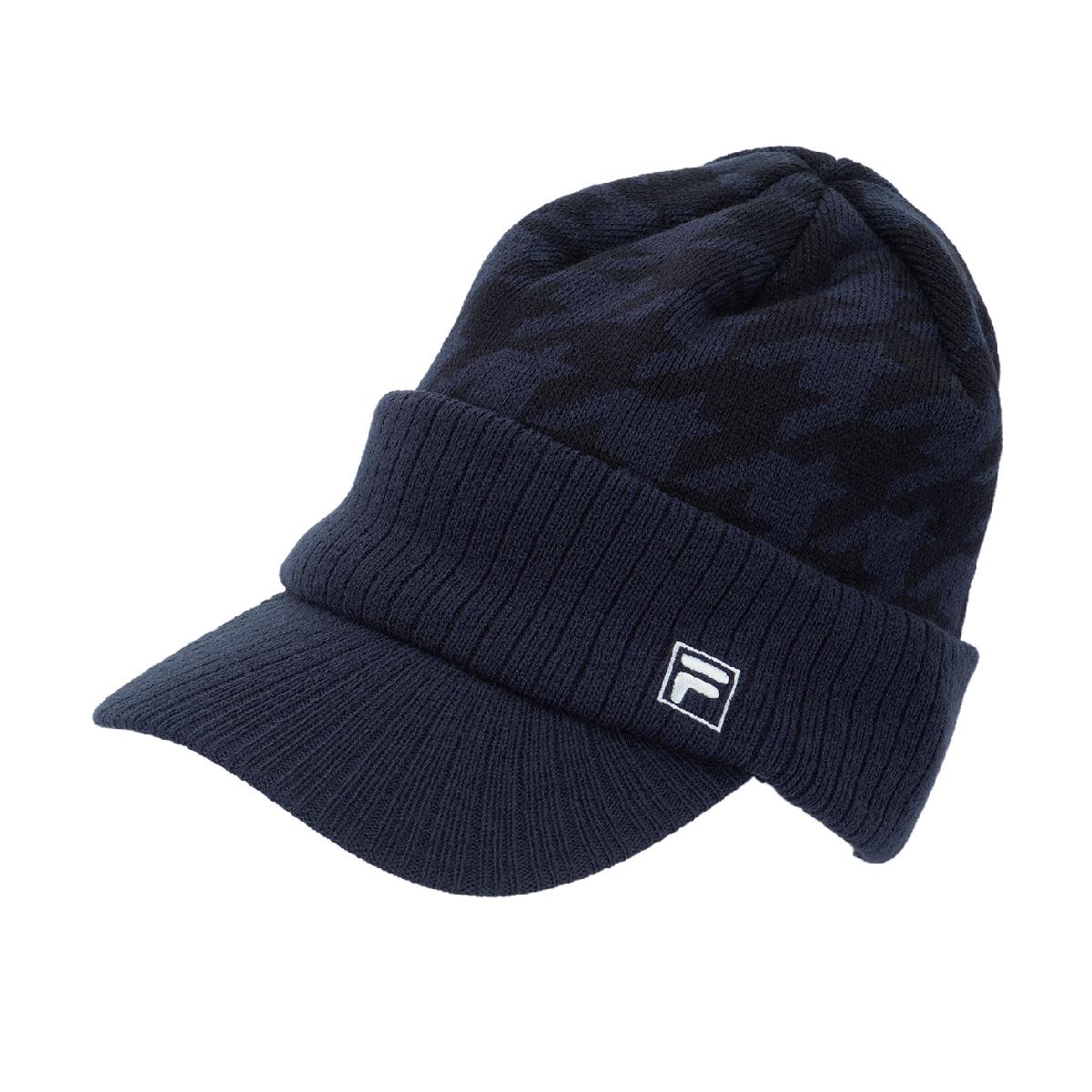 フィラ　FILA GOLF　ツバ付きニットキャップ