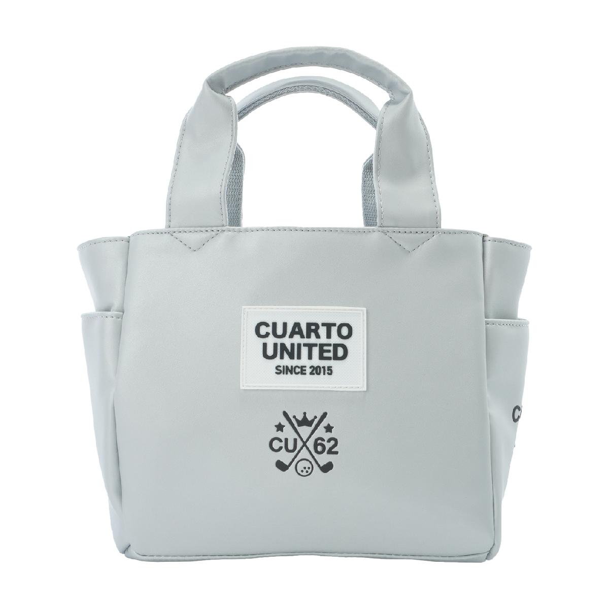 クアルトユナイテッド　CUARTO UNITED　ロゴフェイクレザーカートバッグ