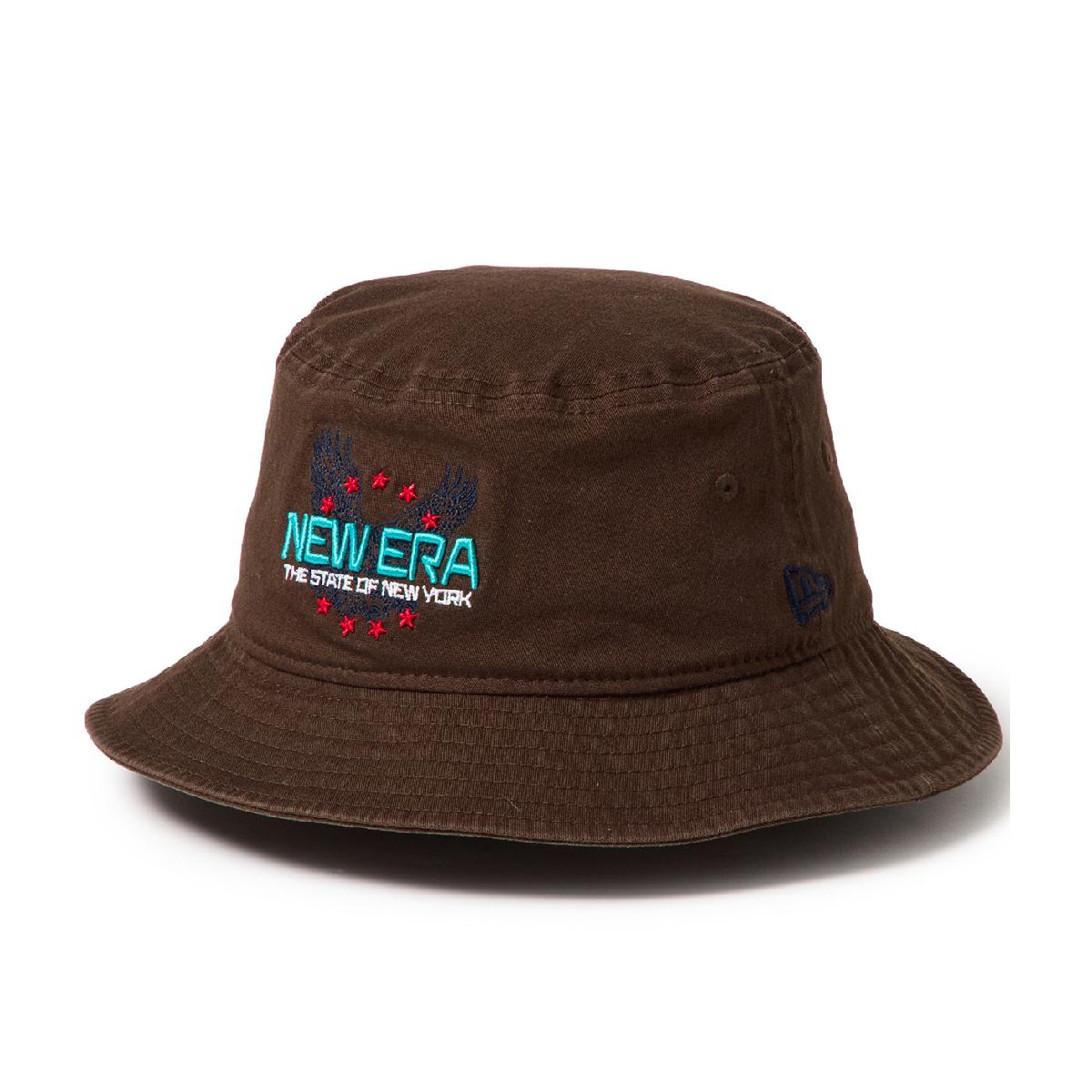 ニューエラ　NEW ERA GOLF　ストレッチ GF BUCKET01 SCW EAGLE バケットハット