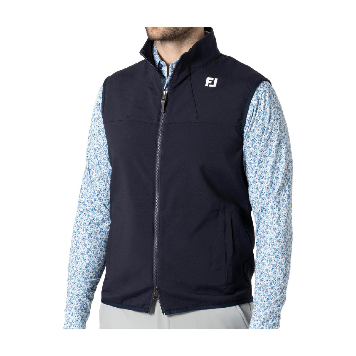 フットジョイ　Foot Joy　TWINSOF ストレッチ フルジップウインドベスト