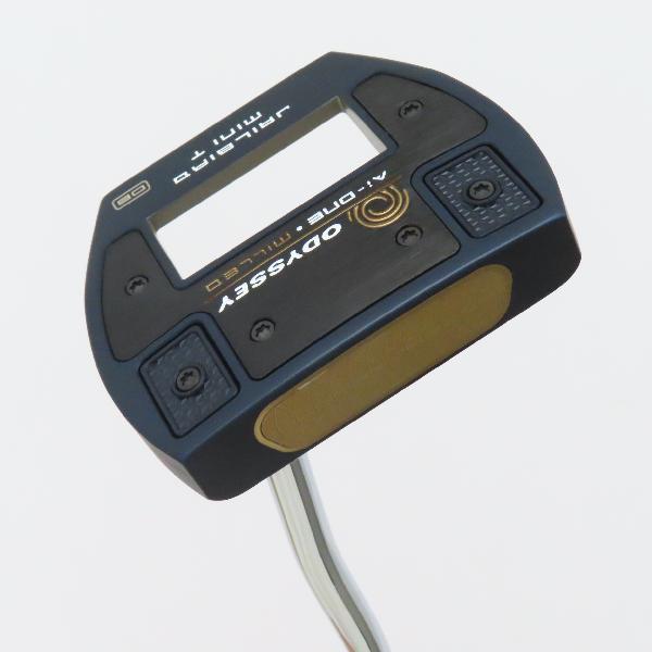 【中古】オデッセイ　AI-ONE MILLED　Ai-ONE MILLED JAILBIRD MINI T VERSA90 DB パター スチールシャフト　【34】シャフト：スチールシャフトCランク　フレックス計測項目外　男性用 メンズ用