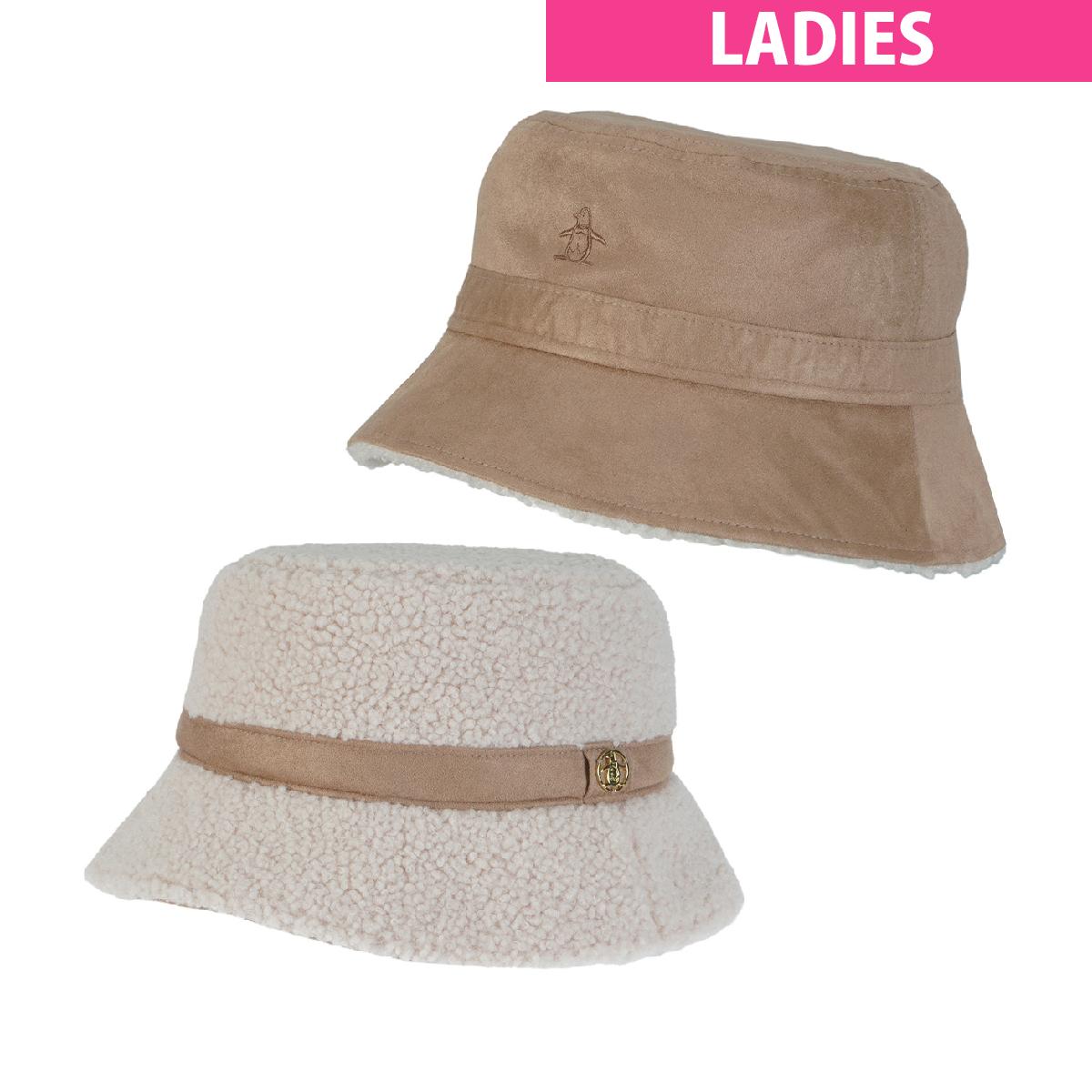 マンシングウェア　Munsingwear　リバーシブル ボアバケットハット　レディス