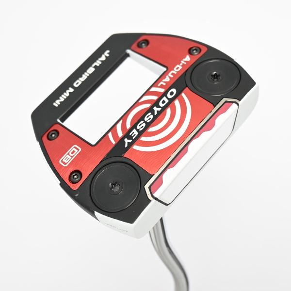 【中古】オデッセイ　Ai-DUAL　Ai-DUAL JAILBIRD MINI パター スチールシャフト　【33】シャフト：スチールシャフトCランク　フレックス計測項目外　男性用 メンズ用　右用